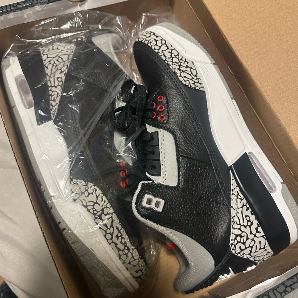 Jordan Black and Gray Sneakers